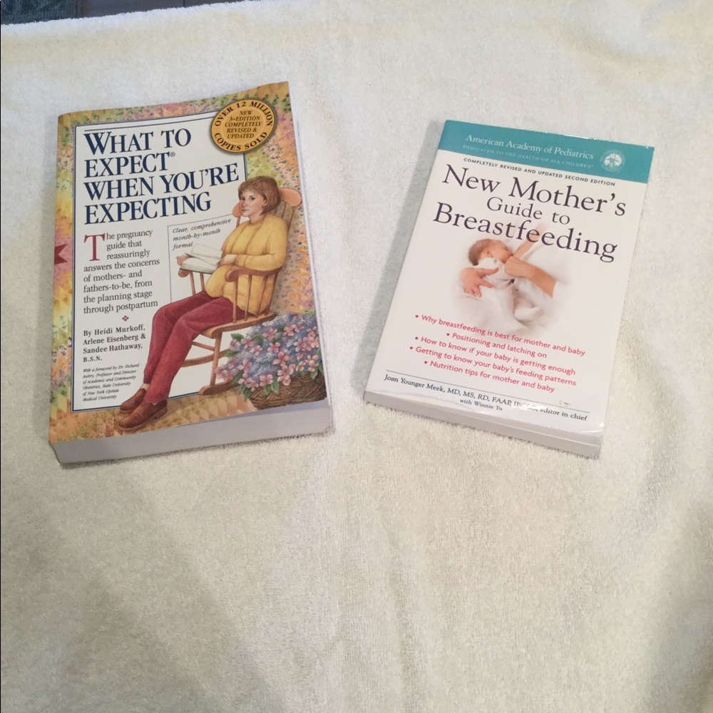 What to expect when expecting & breastfeeding book